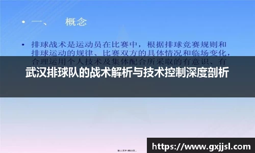 武汉排球队的战术解析与技术控制深度剖析